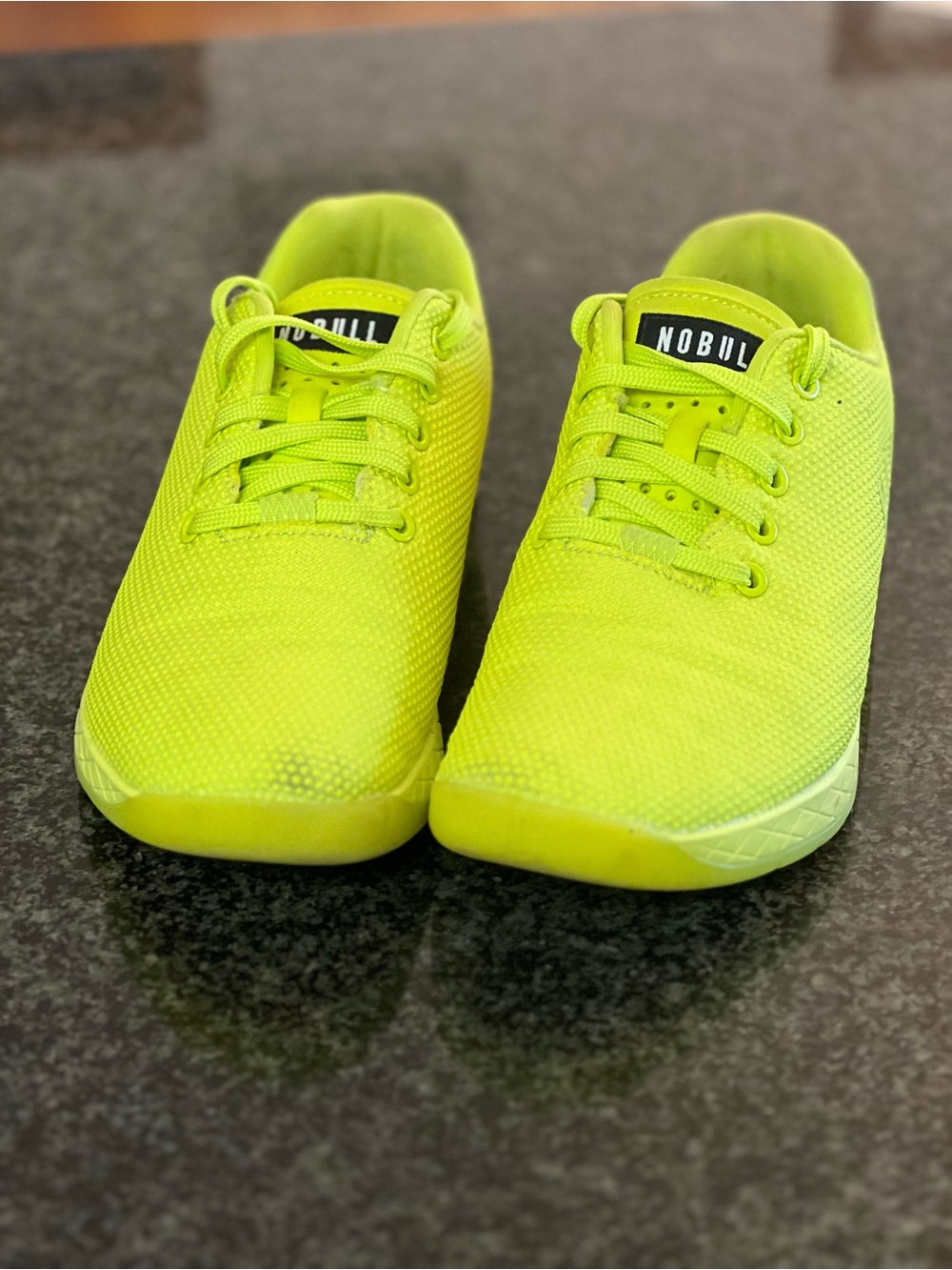 NOBULL Neon Yellow Strength Trainers Lightweight Athletic Shoe
